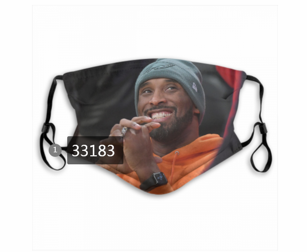 2021 NBA Los Angeles Lakers #24 kobe bryant 33183 Dust mask with filter->nba dust mask->Sports Accessory